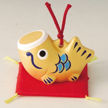 五月人形 コンパクト 陶器 小さい 鯉のぼり/ 金運出世鯉　小 /こどもの日 端午の節句 初夏 お祝い 贈り物 プレゼント