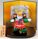 五月人形 コンパクト 陶器 小さい 大将 武将/ 若武者弓取り(白磁) /こどもの日 端午の節句 初夏 お祝い 贈り物 プレゼント