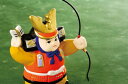 五月人形 コンパクト 陶器 小さい 大将 武将/ 弓取り 童大将 /こどもの日 端午の節句 初夏 お祝い 贈り物 プレゼント