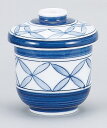 茶碗蒸し 陶器/ 呉須巻七宝むし碗(小) /蒸し碗 ちゃわんむし碗 業務用
