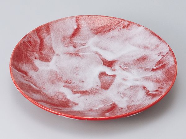 和食器 和皿 小皿 大皿 中皿/ 赤彩丸70皿 /おしゃれ 陶器 業務用 家庭用 Japanese Plate