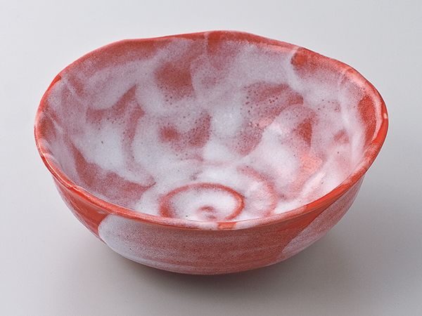 和食器 向こう付け/ 赤彩手造鉢 /業務用 懐石料理 会席 向付