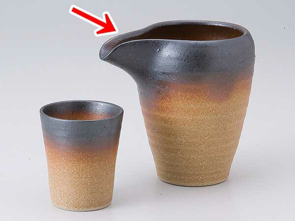 酒器 冷酒/ 黒伊賀風冷酒器 /徳利 とっくり 業務用 家庭用 ギフト プレゼント 贈り物 sake