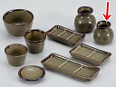 和食器 そば用品 陶器/ 唐津 六兵衛そば徳利1人用 /ざる蕎麦 ざるうどん 冷麺 業務用 本格的 蕎麦猪口 ソバ千代口 薬味皿 二品 三品