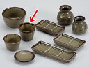 和食器 そば用品 陶器/ 唐津 そば千代口(大) /ざる蕎麦 ざるうどん 冷麺 業務用 本格的 蕎麦猪口 ソバ千代口 薬味皿 二品 三品