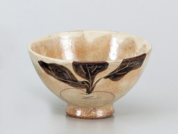 ご飯茶碗 おしゃれ/ 黄粉引カブラ中平 /飯碗 ライスボール Rice Bowl