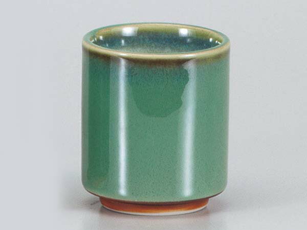 湯呑 長湯飲み/ 青均窯長湯呑 /日本茶 業務用 お酒もOK