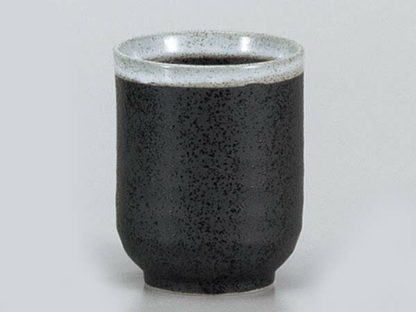 湯呑 長湯飲み/ 天目ヌリワケ 長湯呑 /日本茶 業務用 お酒もOK