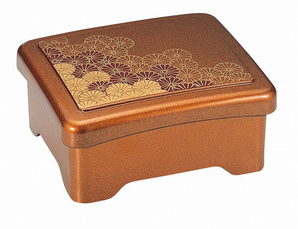 うな重 器/ 光月丼重 梨地野菊 内朱 /土用 丑の日 重箱 鰻 ウナギ カツ重 天丼重 漆器 業務用大量購入希望時はご相談くださいのサムネイル