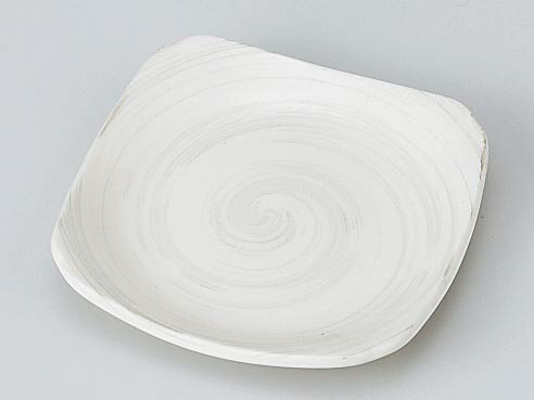和食器 小皿 おしゃれ/ 新粉引角小皿 /陶器 業務用 家庭用 small plate