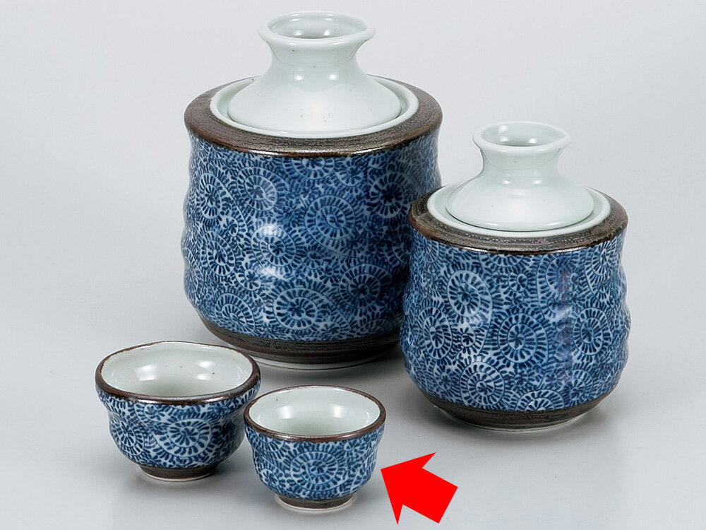 酒器 熱燗 直火OK/ タコ唐草グイ呑 /徳利 とっくり 業務用 家庭用 ギフト プレゼント 贈り物 sake