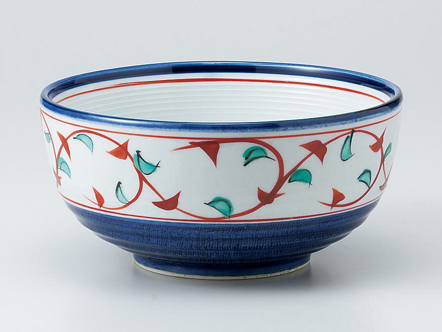 どんぶり 鉢 食器/ 手描き唐草6.0丸丼 /お好み丼 ラーメン そば うどん 多用丼 業務用