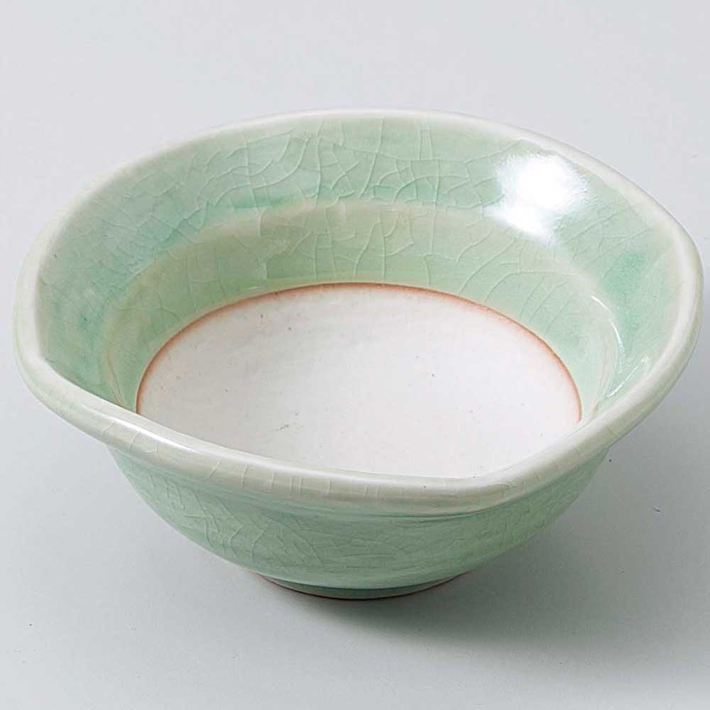 和食器 小鉢 小付/ ヒ－ドロなで角スリ小鉢（中） /珍味鉢 陶器 業務用 家庭用 Small sized Bowl