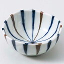 和食器 小鉢 小付/ 藍十草三角3.0鉢 /珍味鉢 陶器 業務用 家庭用 Small sized Bowl