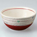 和食器 小鉢 小付/ 点彩渦4.0ボール（赤） /珍味鉢 陶器 業務用 家庭用 Small sized Bowl