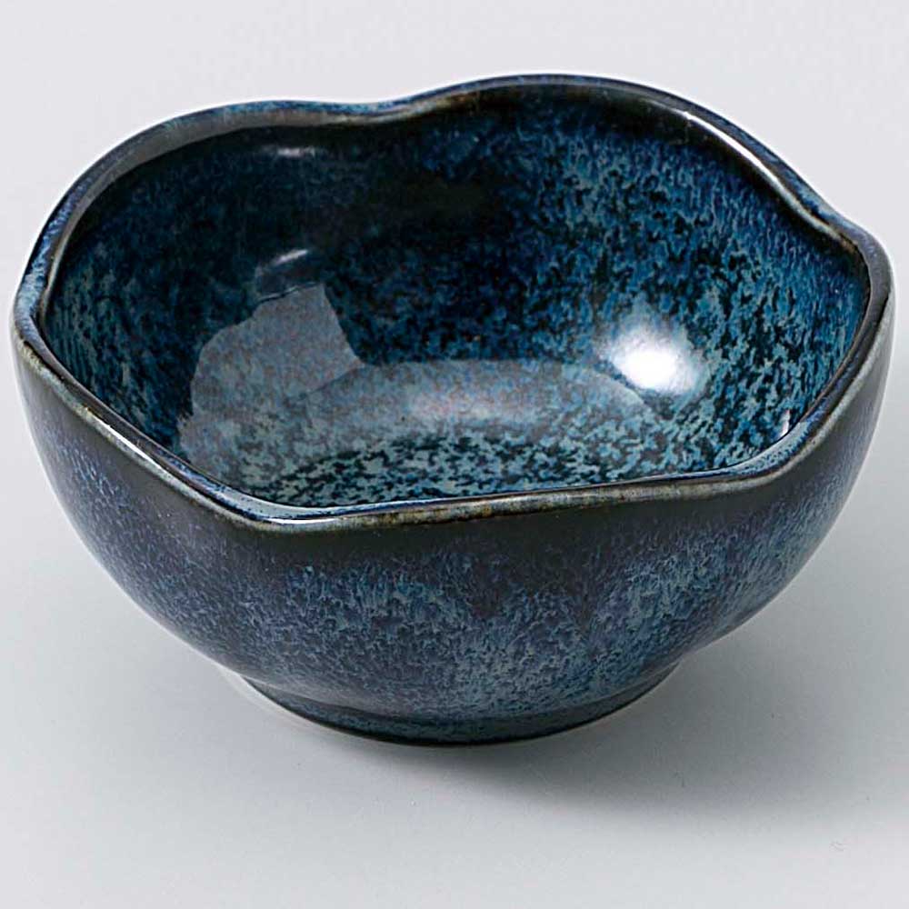 和食器 小鉢 小付/ 窯変紺 梅型3.0小鉢 /珍味鉢 陶器 業務用 家庭用 Small sized Bowl