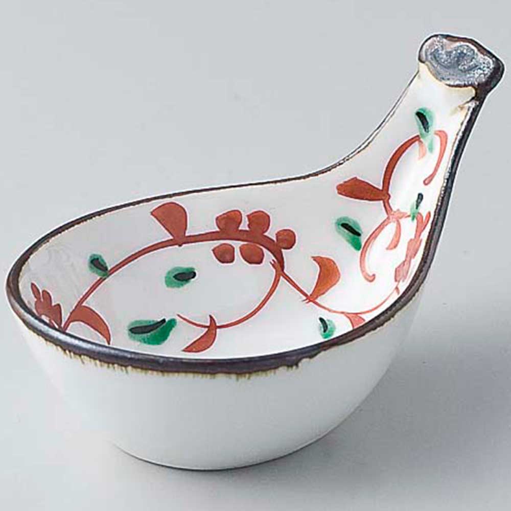 和食器 小鉢 小付/ 赤絵びわ型珍味 /珍味鉢 陶器 業務用 家庭用 Small sized Bowl