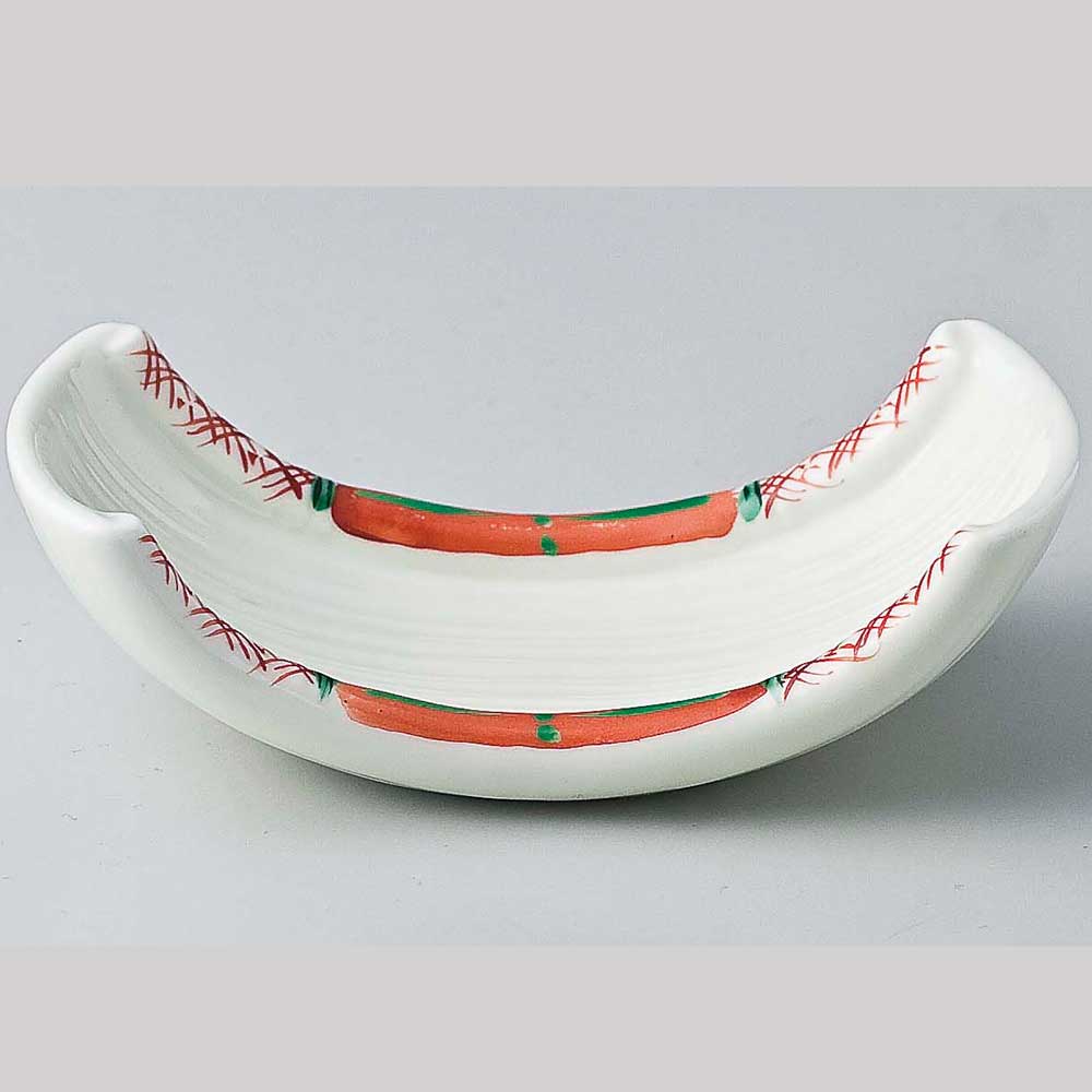和食器 小鉢 小付/ 赤絵竹型珍味 /珍味鉢 陶器 業務用 家庭用 Small sized Bowl