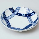 和皿 取り皿 一品料理/ 帯小紋菊形5.0皿 /おしゃれ 日常 業務用 家庭用 Japanese plate