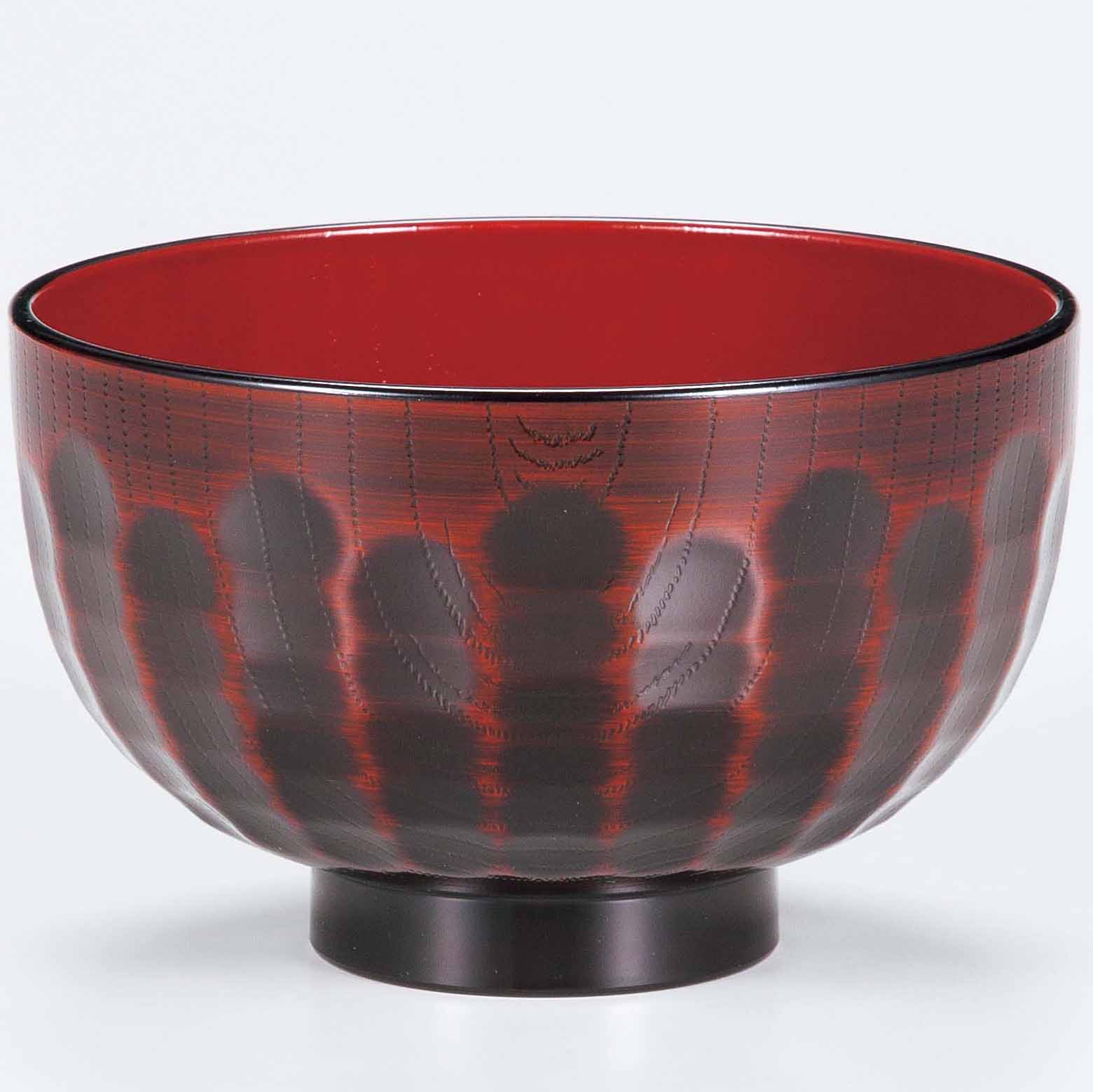 漆器 汁椀 吸い椀 吸物椀/ 山亀甲汁椀別甲 /日常使い 気軽に使える 業務用 家庭用 味噌汁 お吸