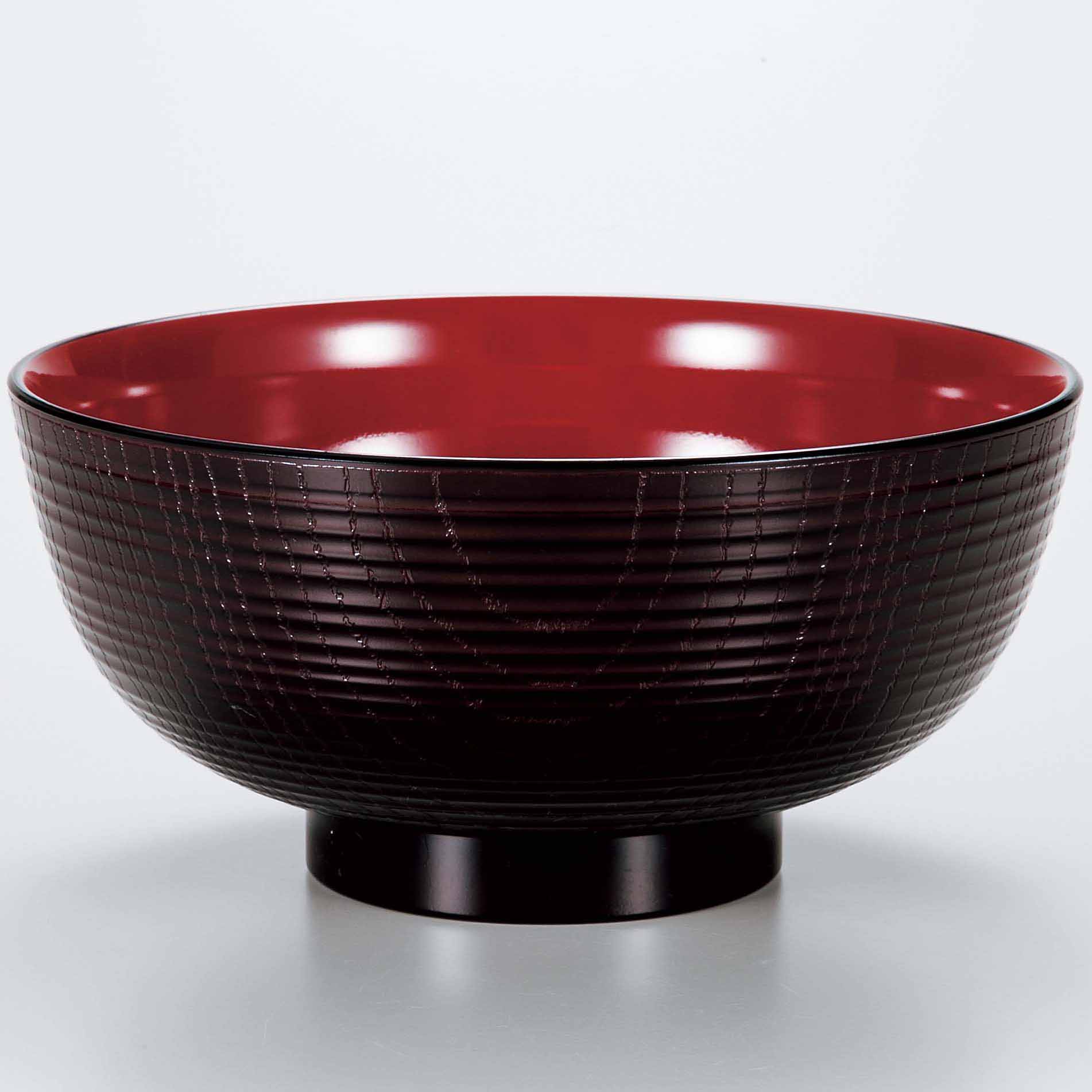 漆器 汁椀 吸い椀 吸物椀/ 溜 彩美木彫丼 /日常使い 気軽に使える 業務用 家庭用 味噌汁 お吸い物 お汁..