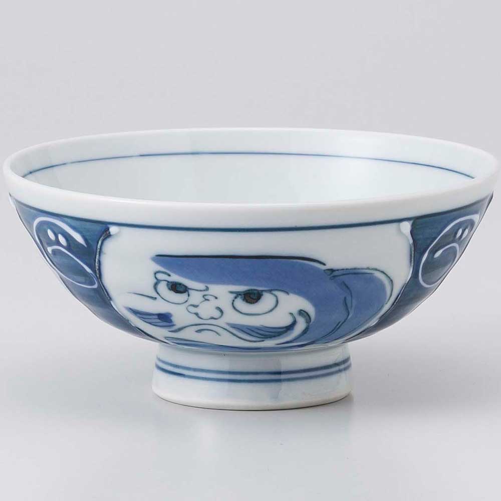 茶碗/ 古染一珍だるま大平 /業務用 家庭用 Rice bowl