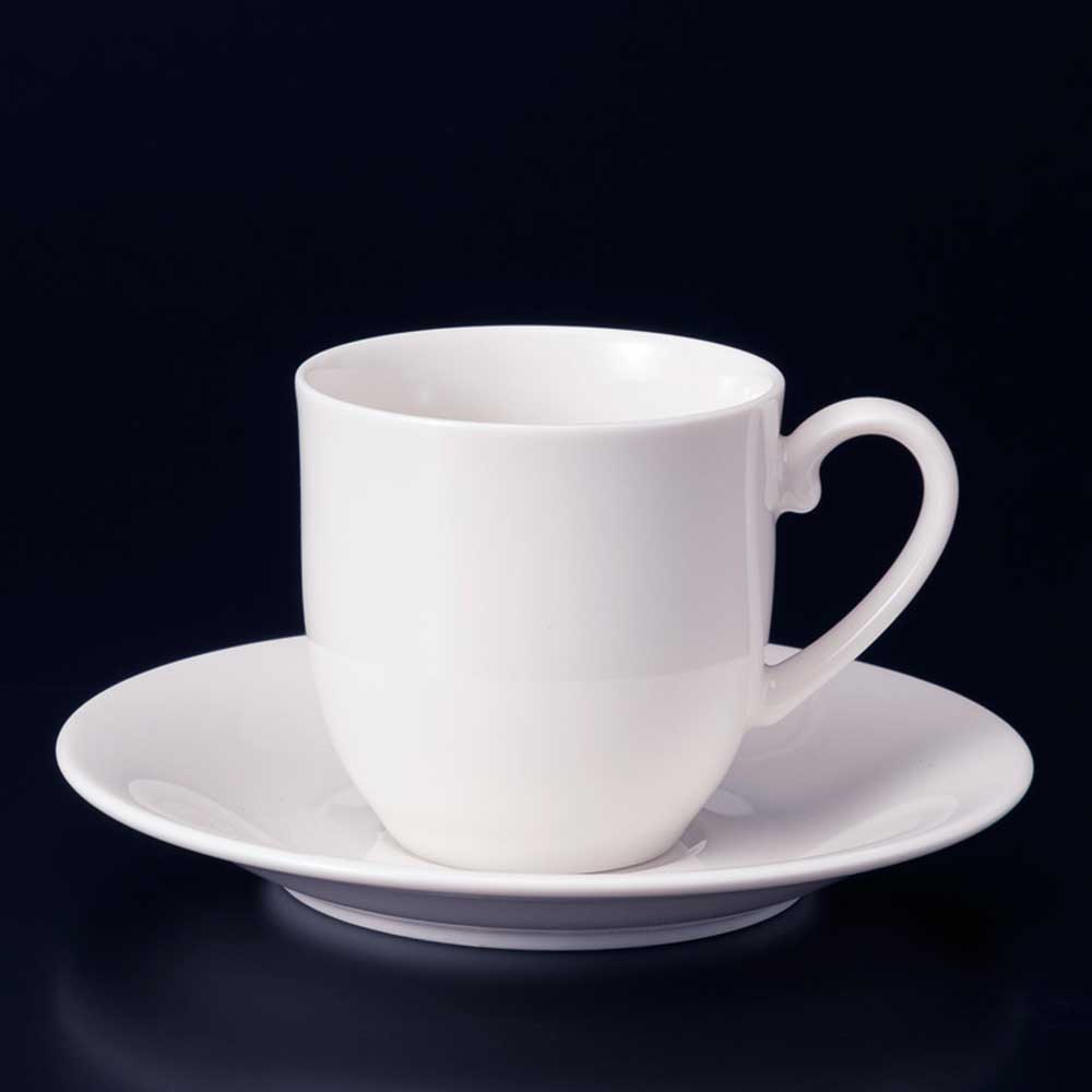 コーヒーカップ＆ソーサー 珈琲碗皿 白色 ホワイト シンプル/ 590コーヒーC/S /業務用 喫茶店 ホテル ..
