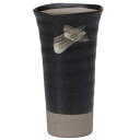 酒器 フリーカップ/ ノッポビール 粉引天正黒 /焼酎カップ ビールカップ 梅酒 業務用 家庭用 ギフト プレゼント 贈り物 cup without handle