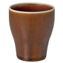 酒器 フリーカップ/ 渕透明釉流アメカップ /焼酎カップ ビールカップ 梅酒 業務用 家庭用 ギフト プレゼント 贈り物 cup without handle