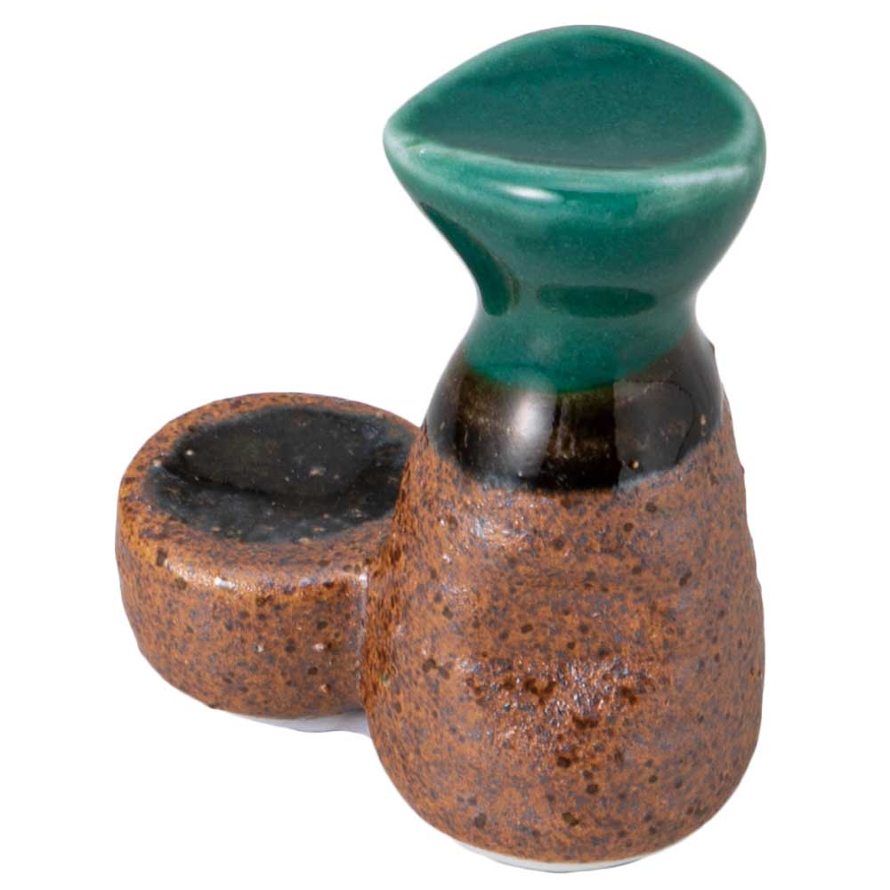 箸置き カトラリー レスト はしおき おもしろ かわいい 酒 とっくり 徳利/ 箸置 呑んべえ伊賀織部 /箸..