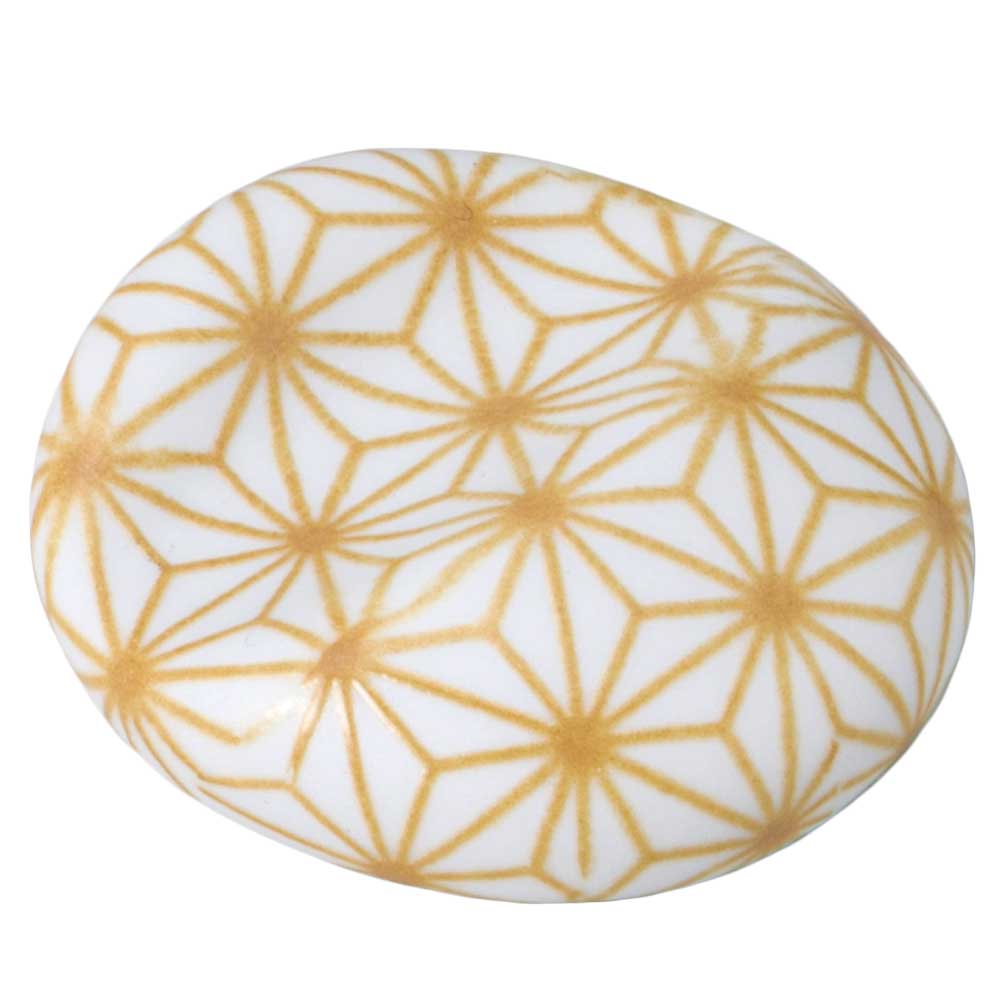 箸置き カトラリー レスト はしおき おもしろ かわいい 和柄/ 箸置 丸ペコ金麻の葉 /箸置 おしゃれ プレゼント 業務用 ギフト インテリアにも