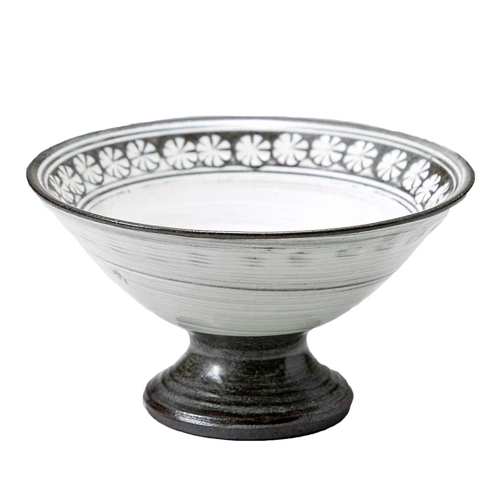 食器小鉢小付/粉引三島高台小鉢/珍...