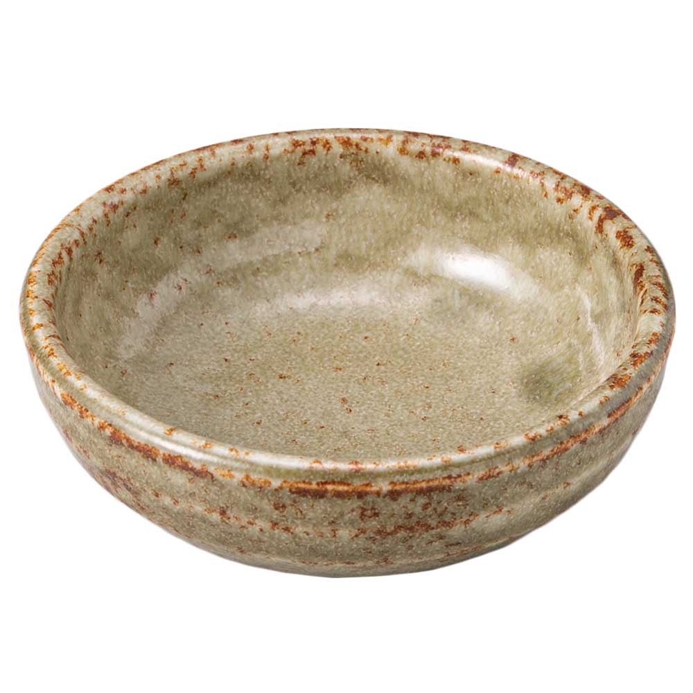 和食器 小付 珍味 小鉢/ 黄イラボ丸小付 /陶器 業務用 家庭用 Small Appetizer Bowl