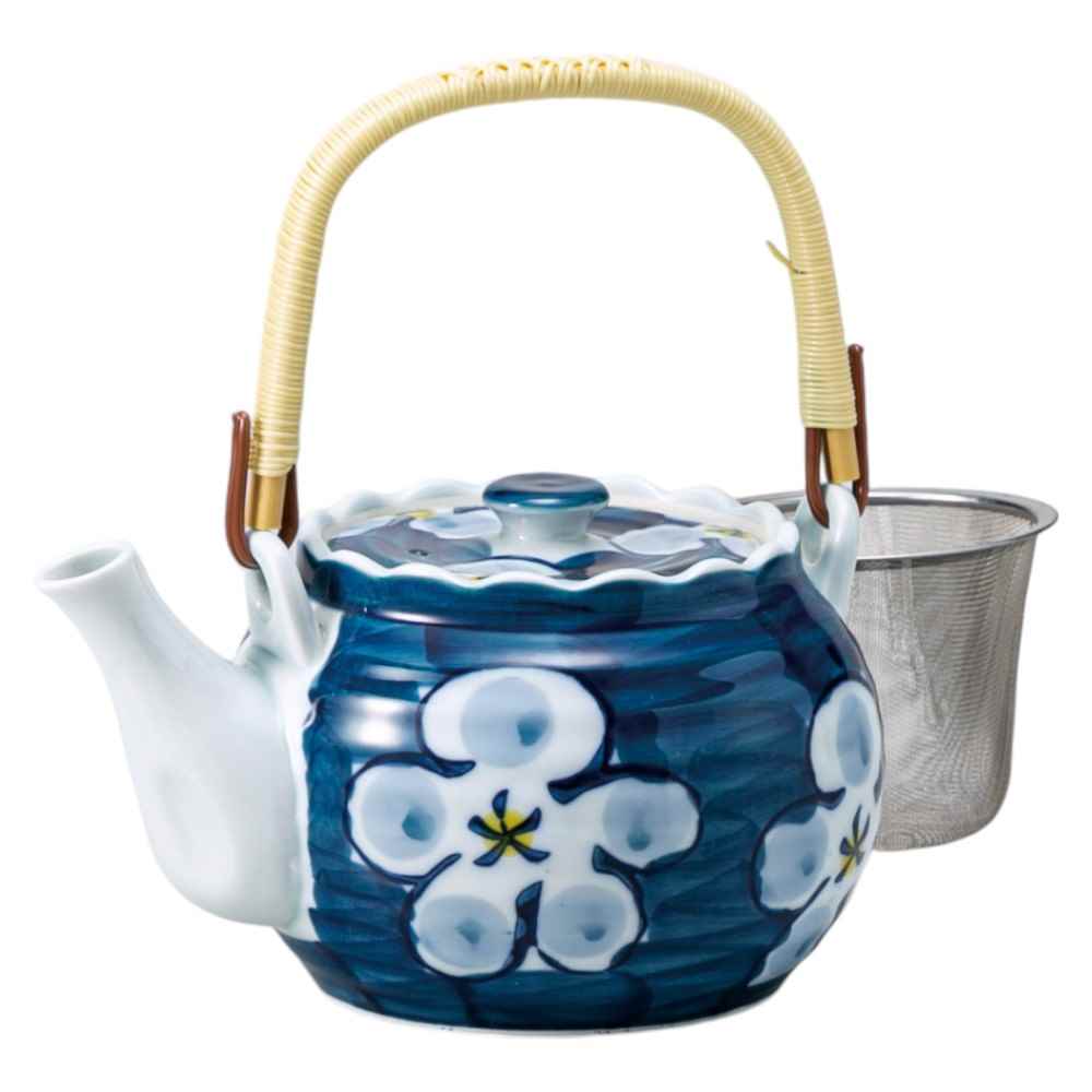 有田焼 土瓶/ ゴス白梅 10号土瓶 /業務用 集会所 公民館 町内会 お寺 神社