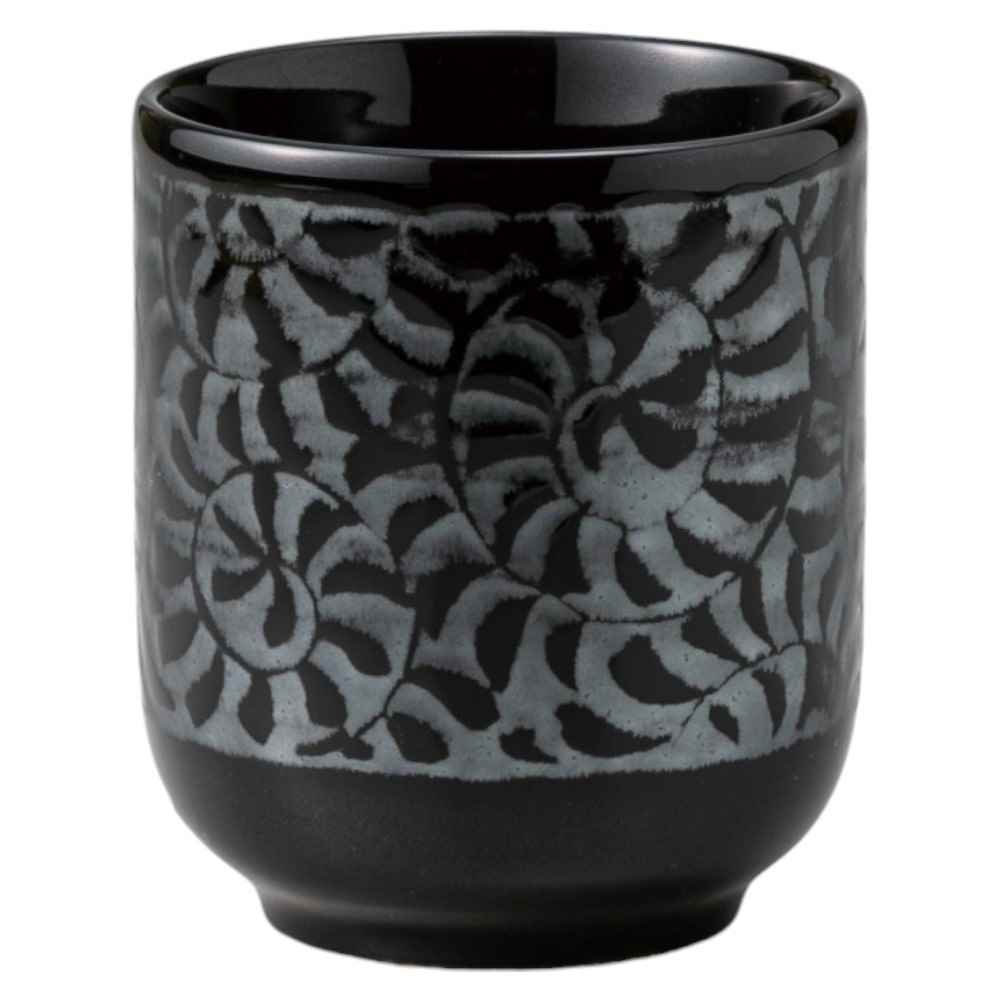 食器 湯呑み ゆのみ おしゃれ/ 黒銀彩湯呑 /陶器 おしゃれ ギフト プレゼント 贈り物 カフェ