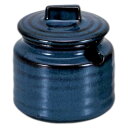 陶器 小物入れ 調味料 漬物 梅干し キムチ タレ入れ 砂糖 蓋付容器/ ナマコ瓶型口切フタ物 /業務用 家庭用