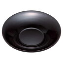 会津漆器 茶托 丸皿/ 溜 4.0朝顔茶托 5枚セット/和食器 業務用 家庭用