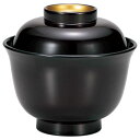 和食器 越前 漆器 汁碗 吸物碗/ 羽反小吸椀 溜 見返:しのぶ /家庭用 業務用 Lacquerware