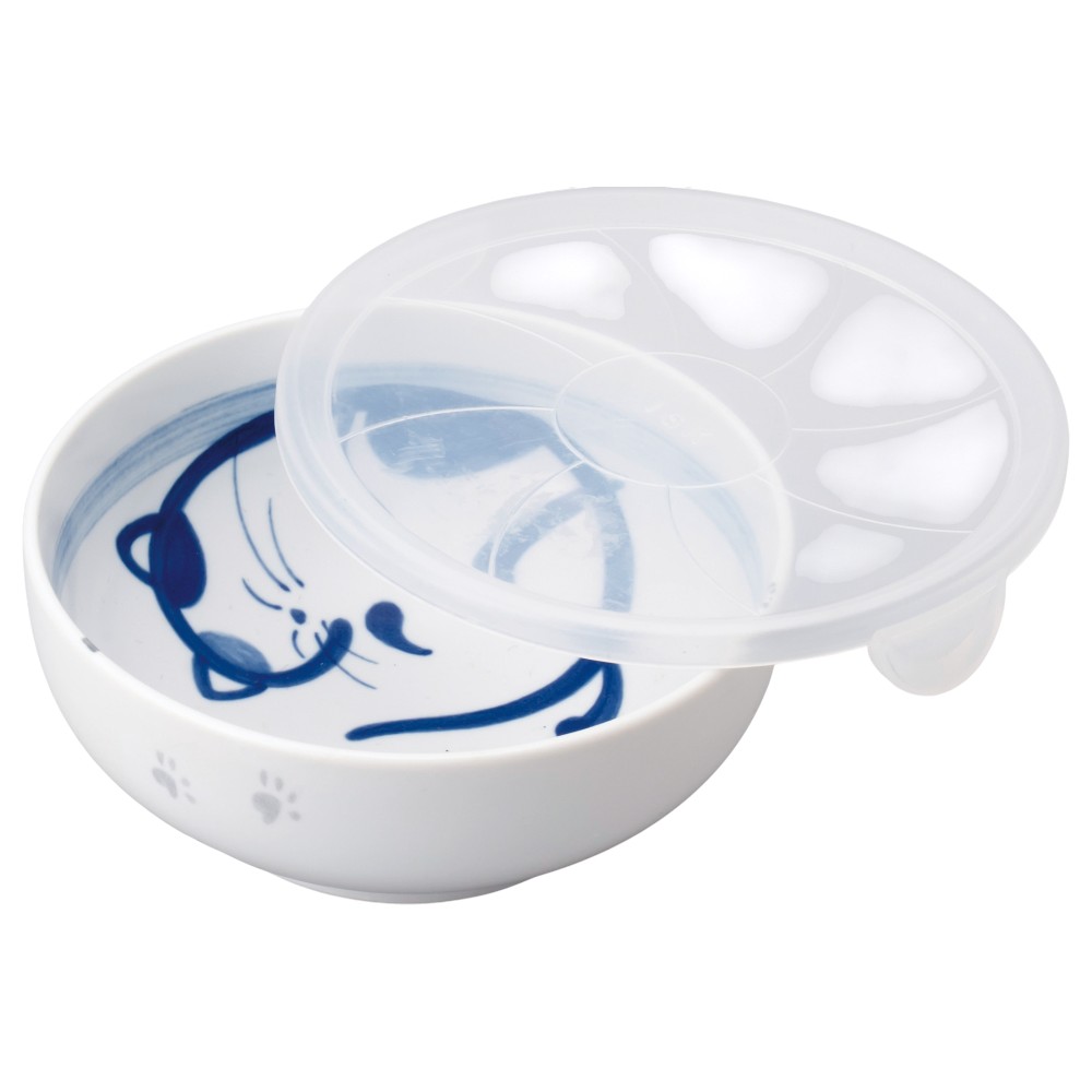 レンジパック 蓋付き フタ付き ボウル/ ノンラップ大鉢 まろびねこ /保存鉢 うつわ 漬物 作り置き 常備..