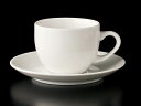 コーヒーカップ ソーサー/ 9108カプチーノカップ&ソーサー /碗皿 業務用 ホテル レストラン ホワイト シンプル