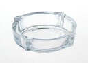 アシュトレイ ガラス/ 10.8cm ガラス灰皿 (積み重ね可能) /業務用 家庭用 レストラン カフェ バー タバコ 煙草 スタッキング シンプル かわいい