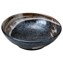 中鉢 サラダボウル 煮物鉢 1人用一品料理/ 手ひねり5.0鉢 <明世荒刷毛> /業務用 家庭用