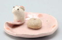 陶器 置物 お香立て/ 福うさぎ 香皿 /縁起 開運 プレゼント 贈り物 箱入り