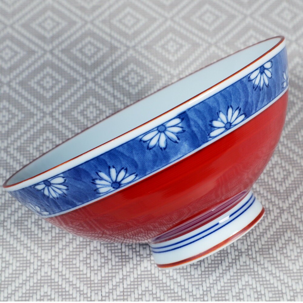 茶碗 うさぎ/ 赤巻菊うさぎ茶碗 中平 /毎日 家庭用 使いやすい