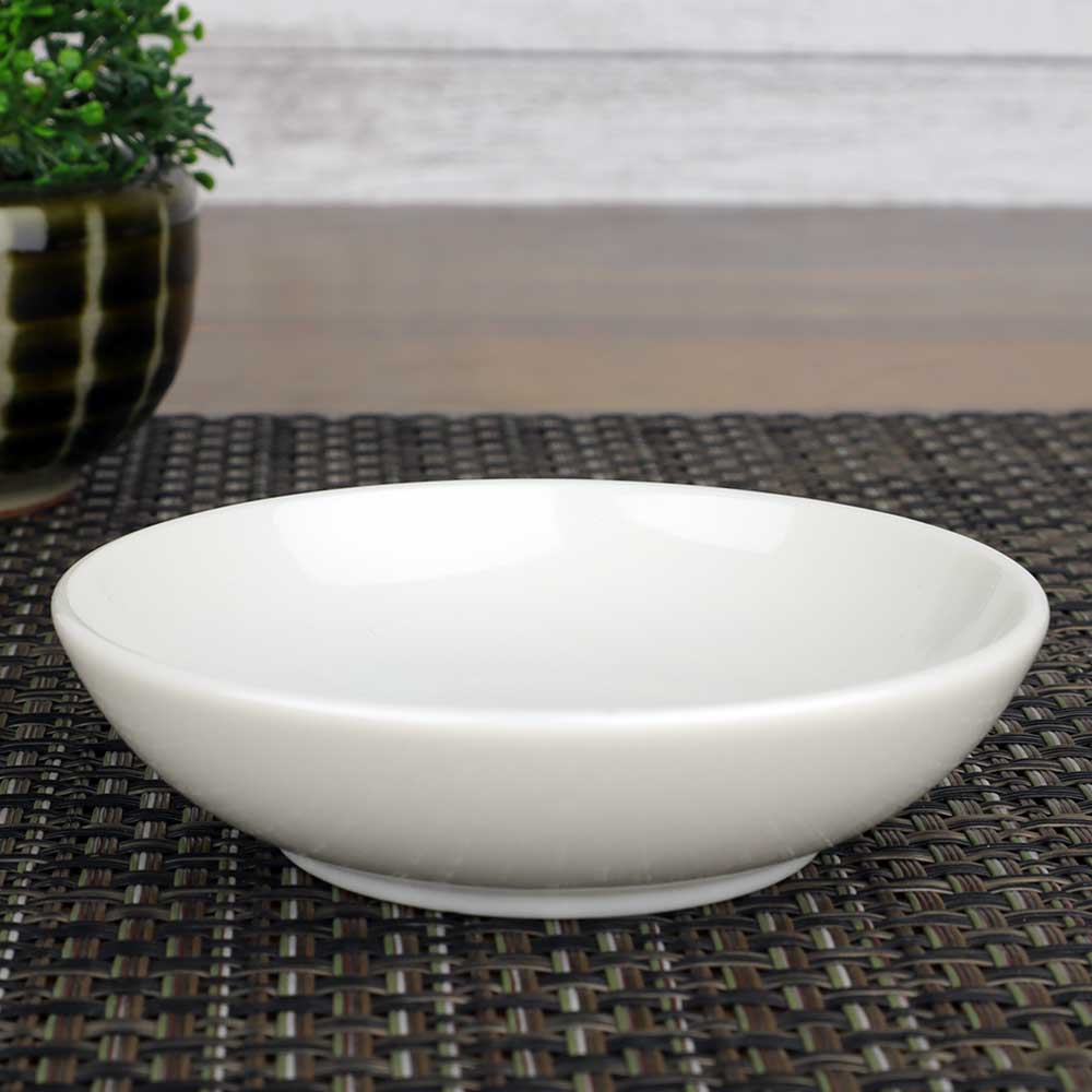 食器 小皿 タレ皿/ 8.6cm白深小皿 /醤