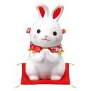 うさぎ 和風 置物 可愛い 和の縁起物/ 彩絵ふく福お願いうさぎ(貯金箱) /おもてなし 接客 開店祝い プレゼント 贈り物