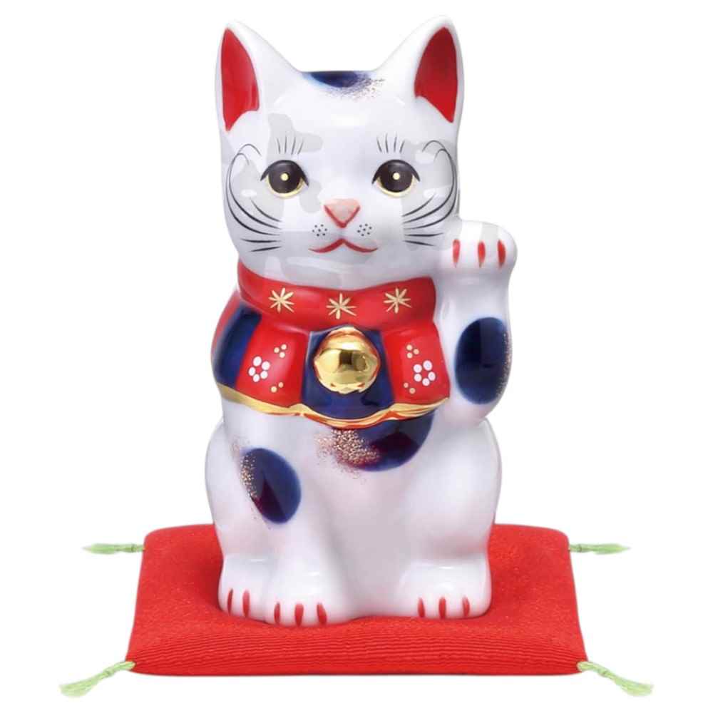 江戸の昔より、招き猫はお金や人を招いてくれる縁起物として親しまれてきました。ささやかな願いごとに応えてくれる招き猫いいことたくさんありますように・・・サイズ: 高さ 10.5cm※必ずお読みください※こちらは取り寄せ品のためご購入後に完売・納期遅延が発覚する場合がございます。ご注文後お客さま都合のキャンセル・返品・交換はできません。製作工程でどうしても色むら等が発生し、若干の個体差が生じます。商品の特徴・味としてあしからずご了承ください。お支払いはクレジットカード決済か、後払い決済のみでお願い申し上げます。【関連カテゴリー】→招き猫TOPはこちら→この品と同じメーカー製の招き猫→全部ネコ！にゃんまるけ