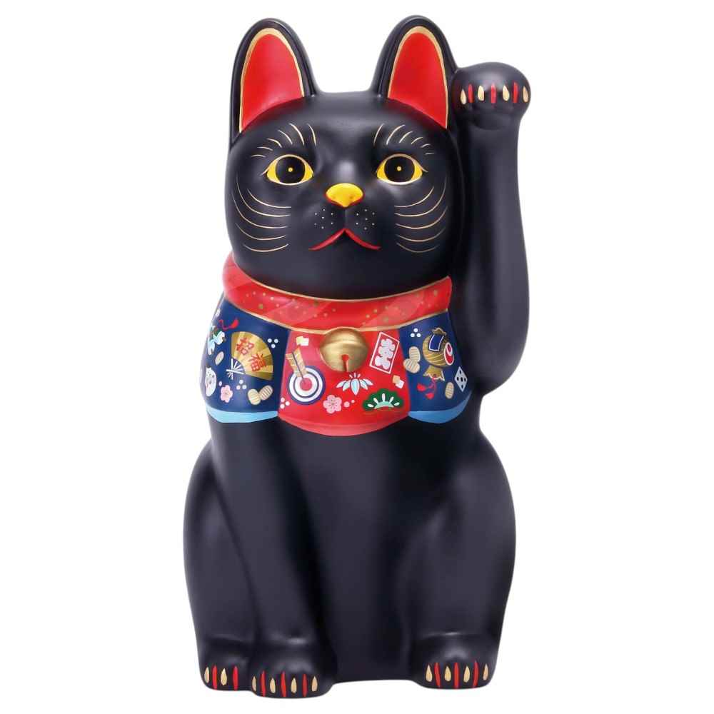 江戸の昔より、招き猫はお金や人を招いてくれる縁起物として親しまれてきました。ささやかな願いごとに応えてくれる招き猫いいことたくさんありますように・・・サイズ: 高さ 37cm※必ずお読みください※こちらは取り寄せ品のためご購入後に完売・納期遅延が発覚する場合がございます。ご注文後お客さま都合のキャンセル・返品・交換はできません。製作工程でどうしても色むら等が発生し、若干の個体差が生じます。商品の特徴・味としてあしからずご了承ください。お支払いはクレジットカード決済か、後払い決済のみでお願い申し上げます。【関連カテゴリー】→招き猫TOPはこちら→この品と同じメーカー製の招き猫→全部ネコ！にゃんまるけ