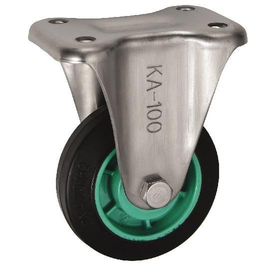 Other - 岐阜産研工業 ウカイ キャスター サイズ100mm 樹脂製ゴム PNDKA-100 ステンレス製キャスター (※画像はイメージです)