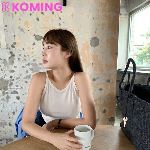 デンブ起毛無し【wonlog】 【Koming】 韓国ファッション レディースファッション すべすべしたピーチ ピーチ起毛テクスチャー キャミソールアイテム ミニマルなデザイン 保温性 活用度のサムネイル